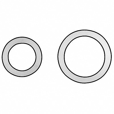 FIBERGRATE 874340 Flat Washer Pln Nylon 1/2 in 1 3/8x3/32in 1PK