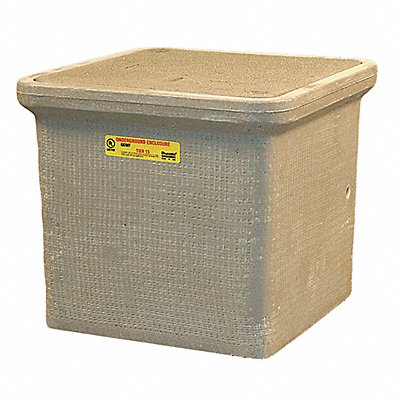 QUAZITE PC1212Z80209 Undrground Enclosur 15 000 lb 12 L 12 W