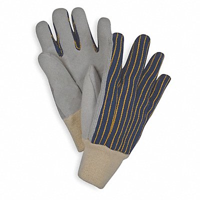 CONDOR 4AZ97 D1569 Leather Gloves Blue/Grey L PR