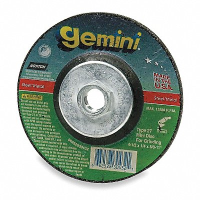 NORTON 66252843590 Cut Off Grinding Wheel 5/8 -11CN ThreadHle
