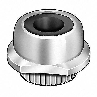 GRAINGER 4CAF8 Captive Locknut #10-32 Steel ZP PK10