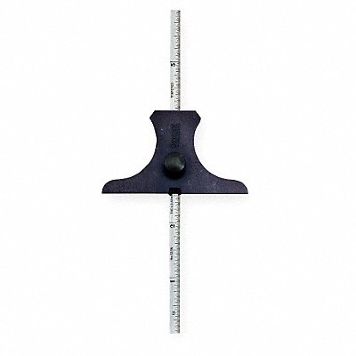 STARRETT 237 Rule Depth Gage 6 In 32nds/64ths