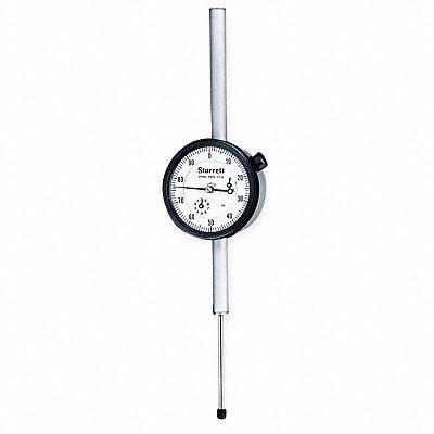 STARRETT 253041J Dial Indicator 0 to 3 In 0-100 Reading