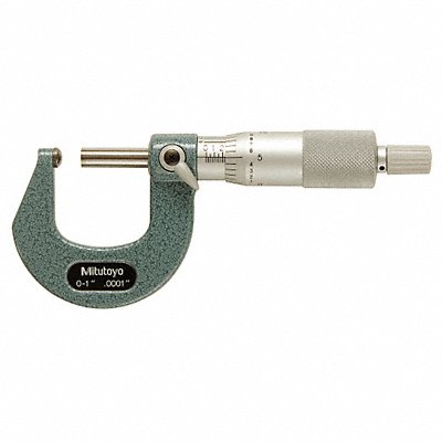 MITUTOYO 115153 Spherical Anvil Micrometer 0-1 In