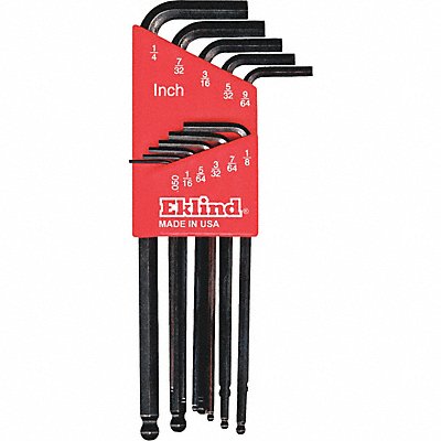EKLIND 13211 Hex Key Set L 2 27/32 in to 5 1/4 in