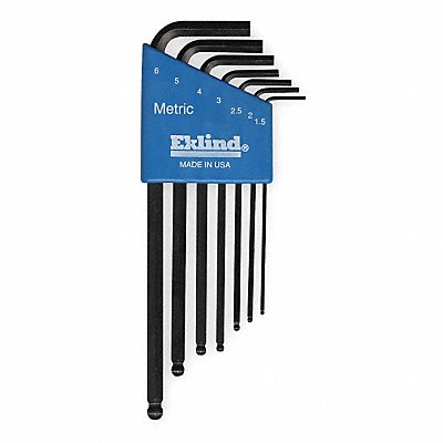 EKLIND 13607 Hex Key Set L 3 1/32 in to 6 37/64 in