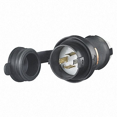 HUBBELL HBL2411SW WT LkPl Strt 20A Blk Wht PlyBt Tph 4Blds
