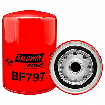 BALDWIN FILTERS BF797 Fuel Filter 5-3/8 x 3-11/16 x 5-3/8 In