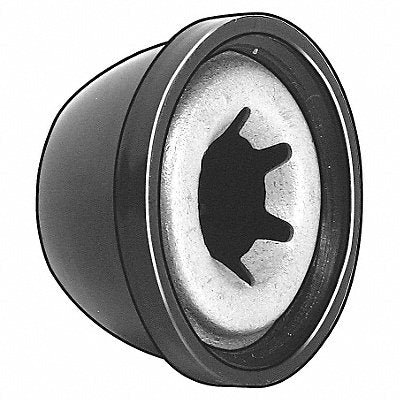 GRAINGER 138263000 Cap Nut Stl Plastic 1/2 In PK10