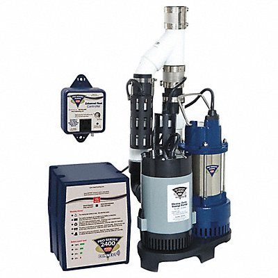 PHCC PRO SERIES PSC33 Sump/Battery Backup System 9 Amps Backup
