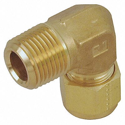 PARKER 2MSEL2NB Elbow Brass A-LOKxM 1/8In