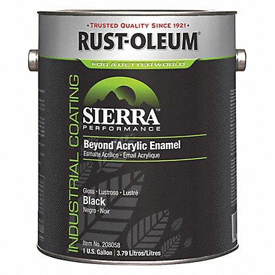RUST-OLEUM 208058 Acryl EnamelBlackBeyond Gloss 1gal