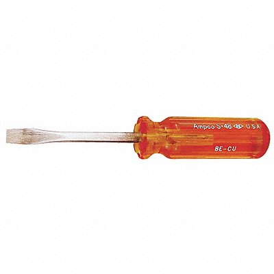 AMPCO S51 NonSpark Slotted Screwdriver 3/8 in