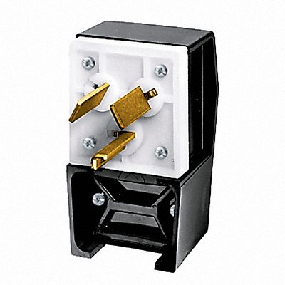 HUBBELL HBL9333 Agl Strt Blade Plug Blk 30 A Stnd 10-30P
