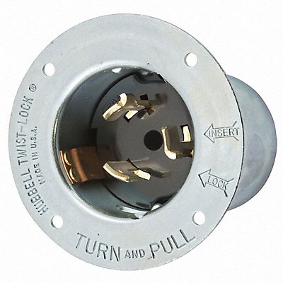 HUBBELL CS8175 Flg LckInl 50 A Metallic Non-NEMA