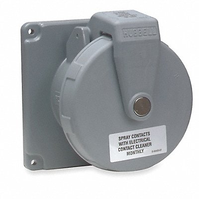 HUBBELL M4100R12 Pin and Sleeve Receptacle 100A 125/250V