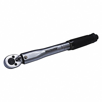 WESTWARD 4DA94 Micrometer Torque Wrench 20 to 200 -lb. 1/4