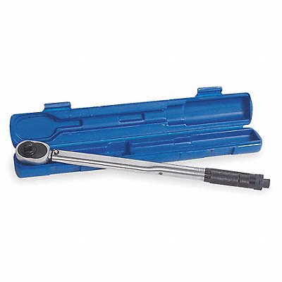 WESTWARD 4DA97 Micrometer Torque Wrench 25 to 250 ft.-lb. 1/2