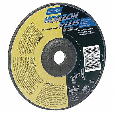 NORTON 66252833965 Cut Off Grinding Wheel 5/8 -11CN ThreadHle