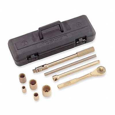 AMPCO W290 Socket Wrench St Cpr Plated 6Pt 1/2-1 1/4 in