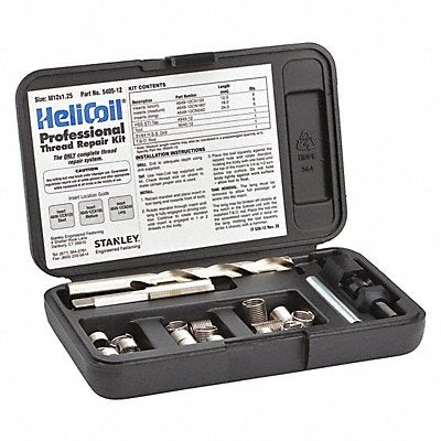 HELI-COIL 540512 Thread Repair Kit 304 SS M12X1.25 18 Pcs