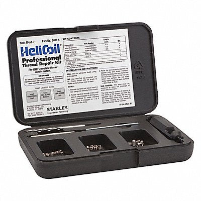 HELI-COIL 54034 Thread Repair Kit 304 SS M4X0.7 18 Pcs