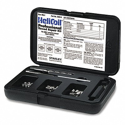 HELI-COIL 54036 Thread Repair Kit 304 SS M6X1 18 Pcs