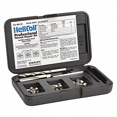 HELI-COIL 54038 Thread Repair Kit 304 SS M8X1.25 18 Pcs