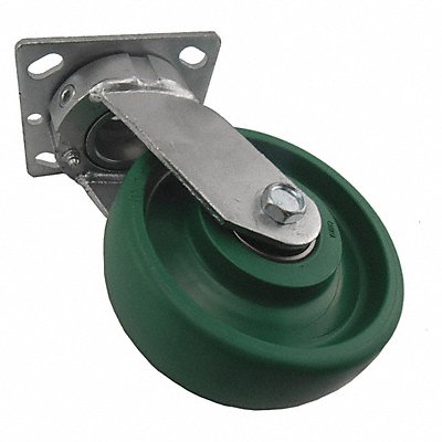 GRAINGER 4DE80 Kingpinless Plate Castor Swivel 1000 lb.