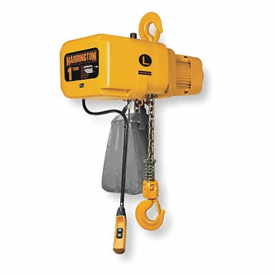HARRINGTON NER020S10 Electric Chain Hoist 4000 lb 10 ft.
