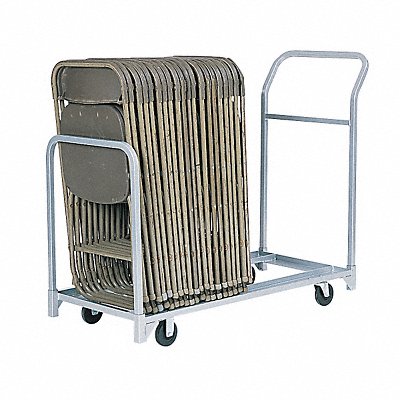 RAYMOND PRODUCTS 600 Folding/Stacked Chair Cart 50-3/4 x 22in