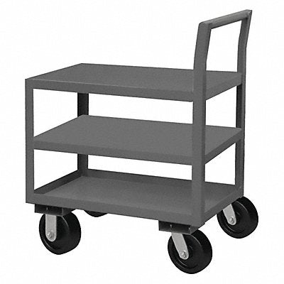 GRAINGER LDO30604138PH95 Low-Profile Utility Cart 4 800 lb Steel