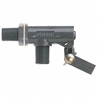 KERICK PT3838187 Float Valve 3/8 In PVC Bulkhead Mount