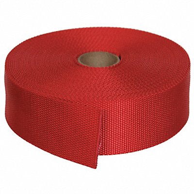 BULK-STRAP N15051R G2359 Webbing Nylon 1 1/2 W Red