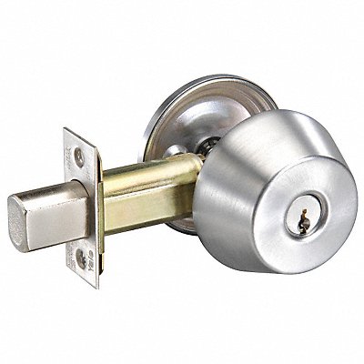 YALE D212x626 Deadbolt Med.Duty Satin Chrome