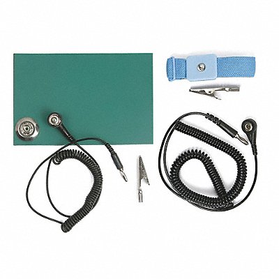 GRAINGER 4ECW4 Static Control Kit 18 x 22 In Mat