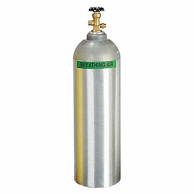AIR SYSTEMS INTERNATIONAL AC60 Breathing Air Cylinder 2216 psi Aluminum