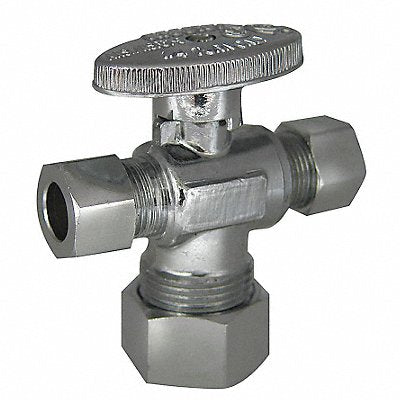 KISSLER 889315 1/4-Turn Stop 3-Way 5/8 Inx3/8 In