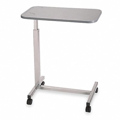 GRAINGER 10450 Overbed Table Laminate Wood Top 30x15