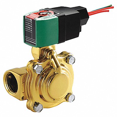 REDHAT 8210P008 Solenoid Valve Brass NC Air Inert Gas