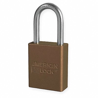AMERICAN LOCK A1106KABRN54331 D1919 Lockout Padlock KA Brown 1-7/8 H