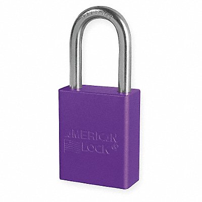 AMERICAN LOCK A1106KAPRP13531 D1919 Lockout Padlock KA Purple 1-7/8 H