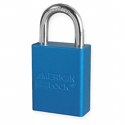 AMERICAN LOCK A1105BLU D1916 Lockout Padlock KD Blue 1-7/8 H