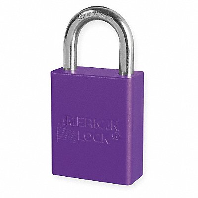 AMERICAN LOCK A1105KAPRP D1917 Lockout Padlock KA Purple 1-7/8 H