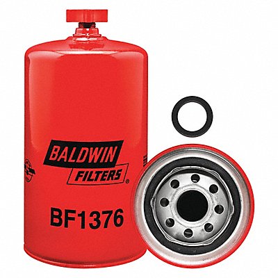 BALDWIN FILTERS BF1376 Fuel Filter 7-13/32x3-11/16x7-13/32 In