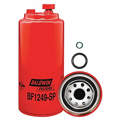 BALDWIN FILTERS BF1249SP Fuel Filter 8-29/32x3-11/16x8-29/32 In