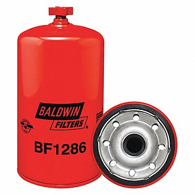 BALDWIN FILTERS BF1286 Fuel Filter 8-11/32 x 4-1/4 x 8-11/32 In