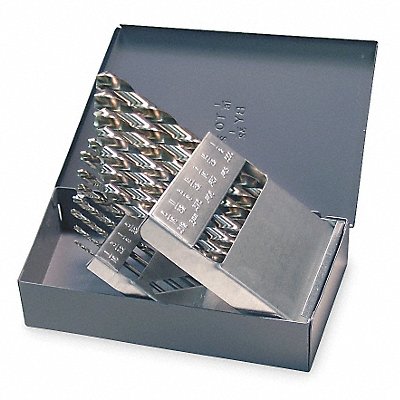 CHICAGO-LATROBE 69881 Jobber Drill Set 15 pc HSS