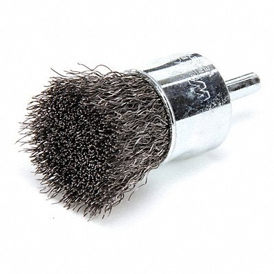 WEILER 90188 Crimped Wire End Brush Steel 1 In.