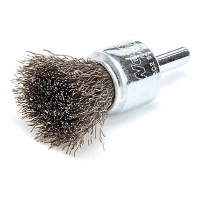WEILER 90189 Crimped Wire End Brush Stainless Steel